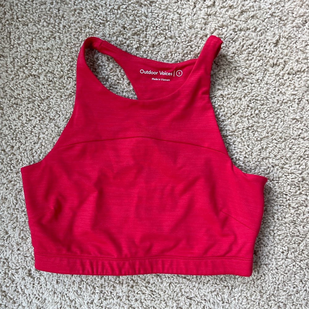 Outdoor Voices Bright Red Active Top